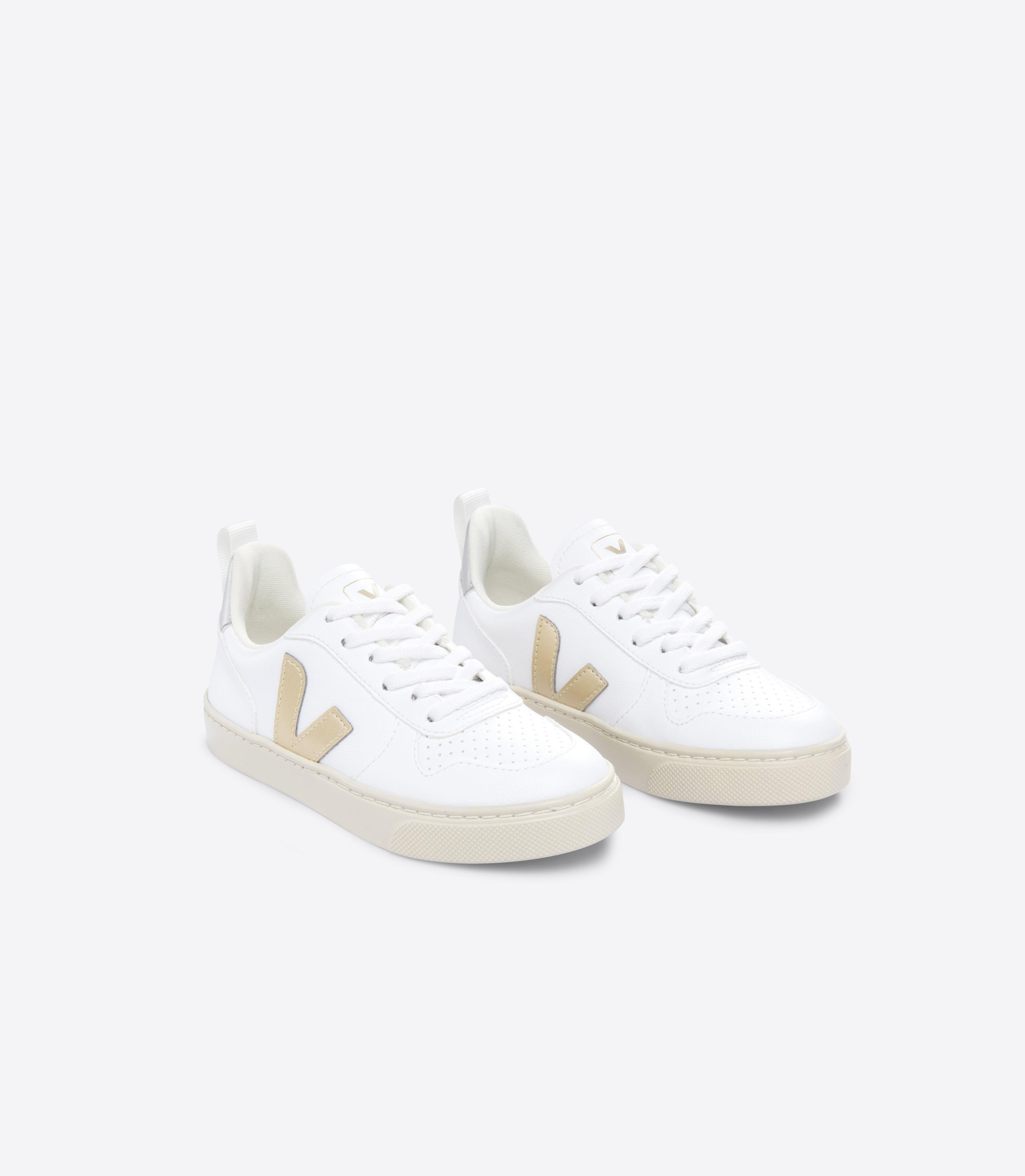 Kid Veja V10 Metallic Sneaker